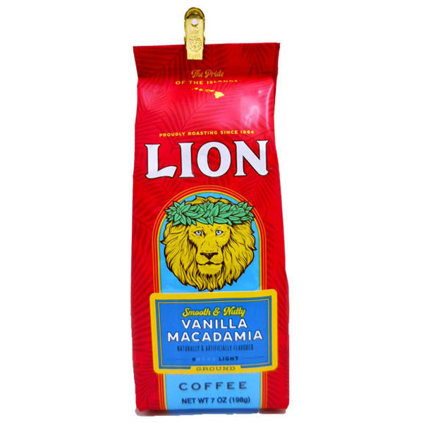 ライオンコーヒー バニラマカダミア 1袋（198g） 1セット（198g×2袋 ...