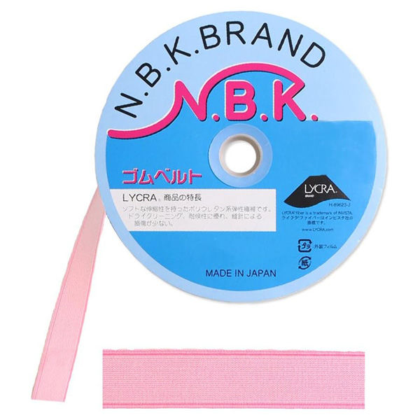 日本紐釦貿易(Nippon Chuko) NBK カラーオリゴム 巾30mm×15m巻 ピンク F10-ORI30-P　3巻セット（直送品）