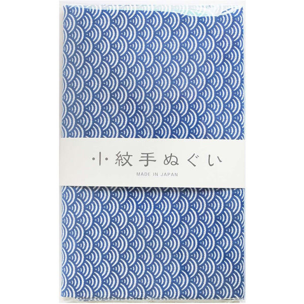 日本紐釦貿易(Nippon Chuko) NBK 小紋手ぬぐい 青海波 33×90cm MYM33220 手芸・ハンドメイド用品（直送品）