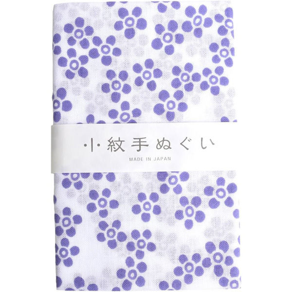 日本紐釦貿易(Nippon Chuko) NBK 小絞手ぬぐい 小花ブルー 33×90cm MYM33239 手芸・ハンドメイド用品（直送品）