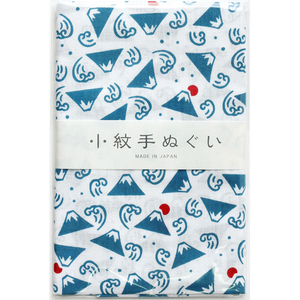 日本紐釦貿易(Nippon Chuko) NBK 小絞手ぬぐい 富士山 33×90cm 白 