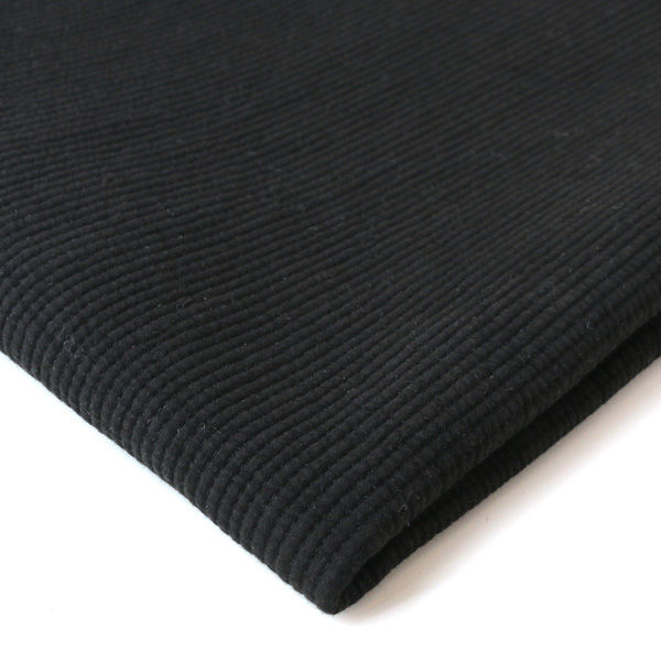 nubi ヌビ 韓国伝統キルティング生地 3mmステッチ幅 130cm巾×8m切り売り販売 ブラック(Black) NBY303-16（直送品）