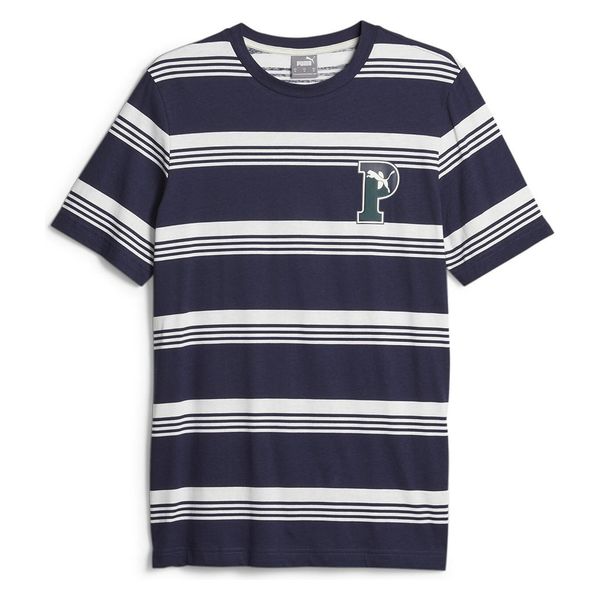 PUMA（プーマ） Tシャツ PUMA SQUAD ストライプ Tシャツ XL ＰＵＭＡ　ＮＡＶＹ 678390 1セット(1枚入)（直送品）