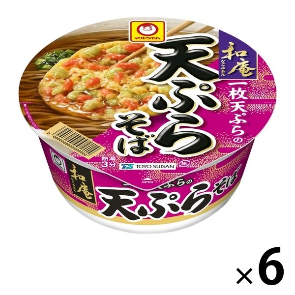 東洋水産 マルちゃん 天ぷらそば 5食パック ×6袋入 買収 - 日本そば