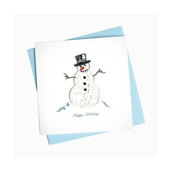 杉田エース カード Snowman HappyHoliday HD607 CWT953938 1セット(4枚)（直送品）