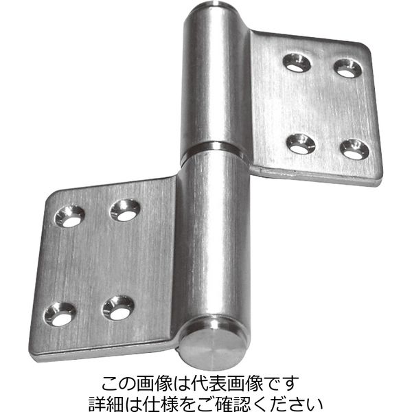 杉田エース SUS面付旗丁番MHD-129右 127203 1セット（4個：1個×4）（直送品）