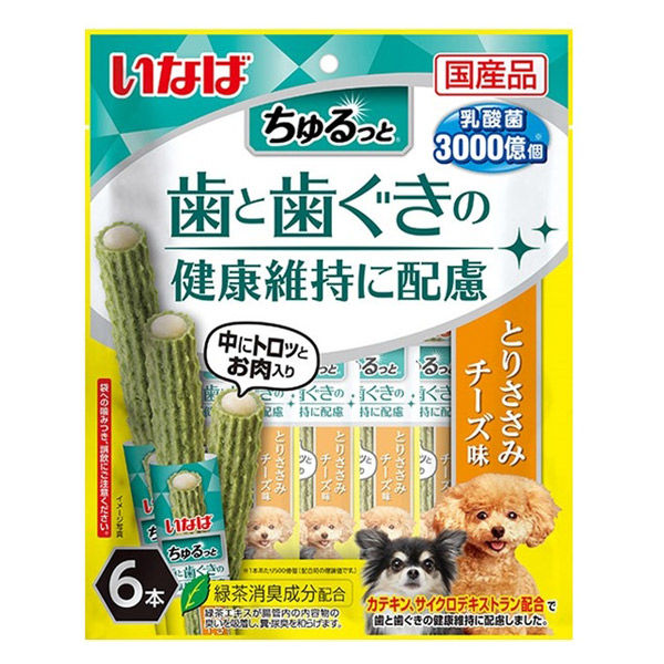 いなば ちゅるっと 歯と歯ぐきの健康維持に配慮 とりささみ チーズ味 6