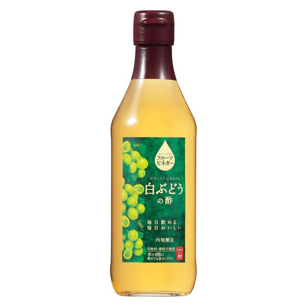 内堀醸造 フルーツビネガー白ぶどうの酢 360ml 1本 アスクル