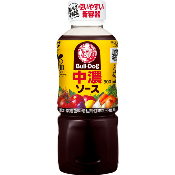 ブルドック 中濃ソース 300ml 1本 ブルドックソース