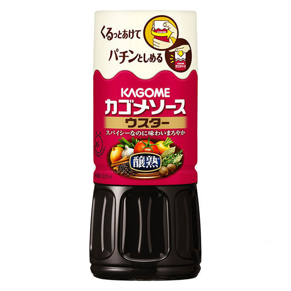 カゴメ 醸熟ソースウスター 300ml 1本 - アスクル