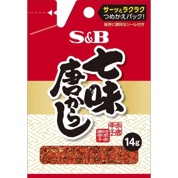 エスビー食品 七味唐辛子 14g 1個