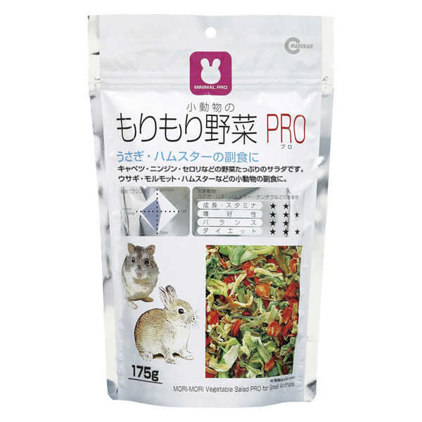 ミニマルランド もりもり野菜 PRO 175g 小動物 フード 副食 おやつ マルカン アスクル