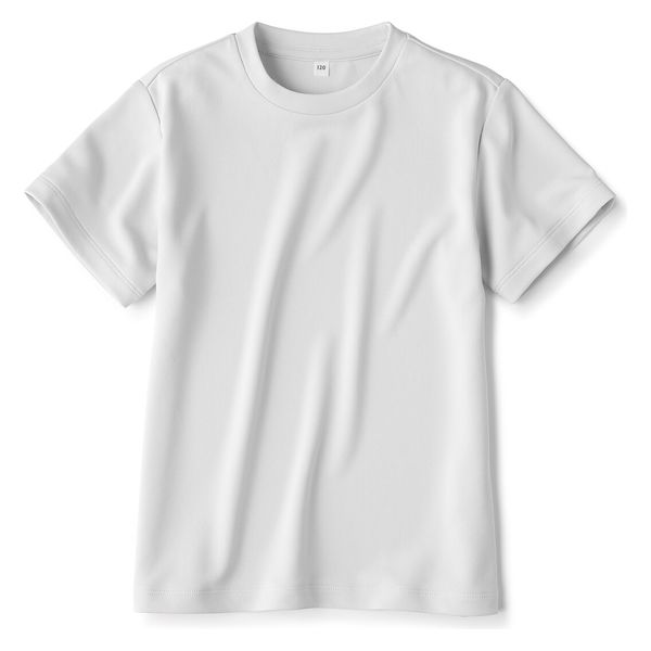 無印良品 UVカット 乾きやすいクルーネック半袖Tシャツ キッズ 120