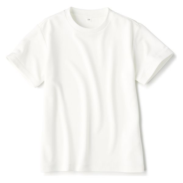 無印良品 UVカット 乾きやすいクルーネック半袖Tシャツ キッズ 140 ...