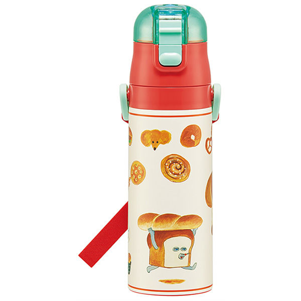 スケーター SDC4 超軽量ダイレクトステンレスボトル470ml パン