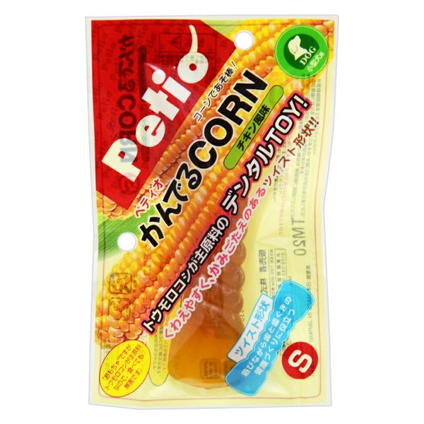 ペティオ かんでるＣＯＲＮ　ツイスト　チキン風味　Ｓ　小型犬用 224902 1個（直送品）