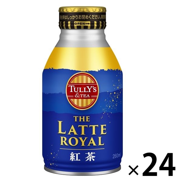 TULLY'S＆TEA（タリーズ）ザ ラテロイヤル 紅茶 260ml 1箱（24缶入）