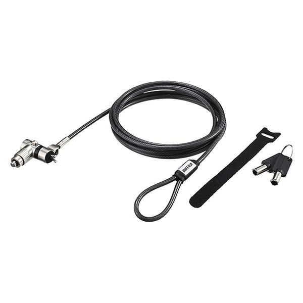 バッファロー（サプライ） シリンダー錠タイプワイヤーロック　Ｎａｎｏスロット対応 BLC11　1台（直送品）