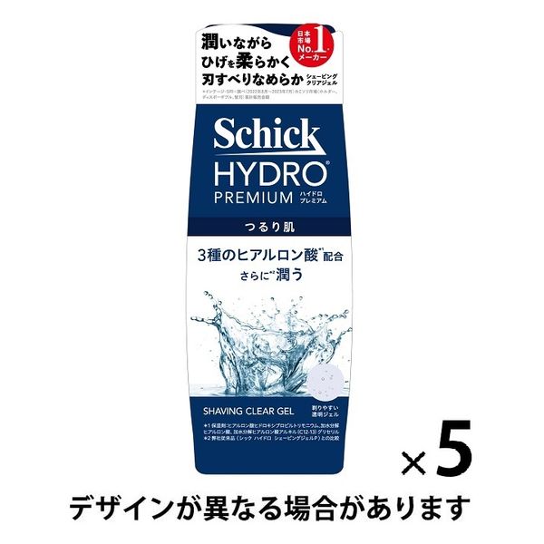 シック ハイドロプレミアム シェービングジェル 200g×5本 お肌に