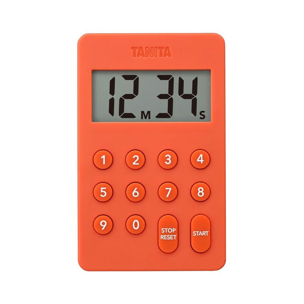 タニタ（TANITA） デジタルタイマー100分計 オレンジ TD415 5個 キッチンタイマー 4,736円