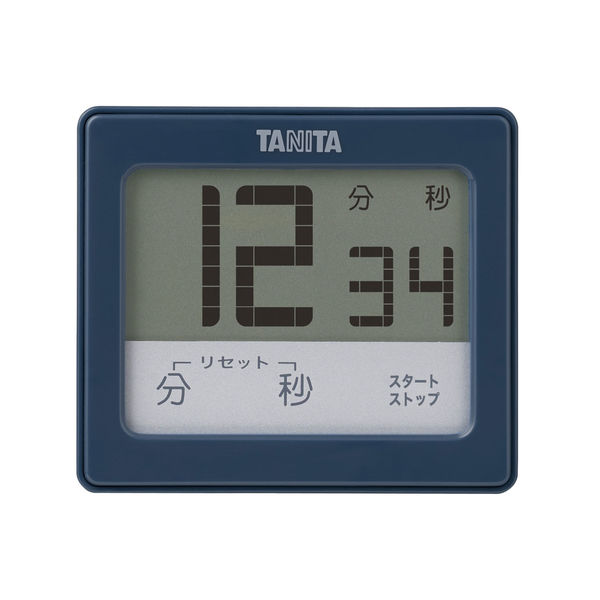 タニタ（TANITA） 防水タッチパネルタイマー ブルー TD414 5個 キッチンタイマー