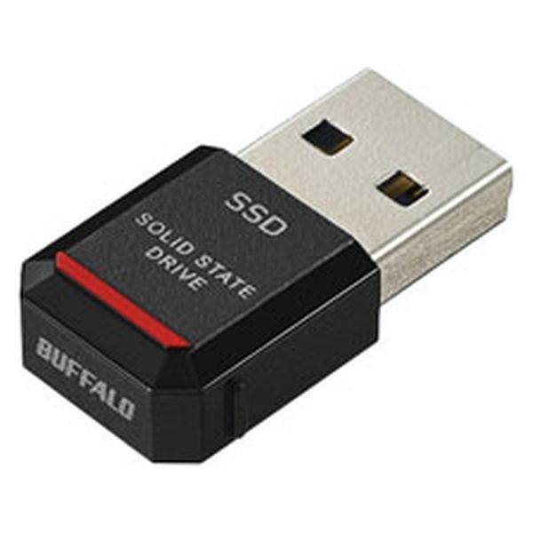 BUFFALO (バッファロー) USB 3.2(Gen 1)対応 外付けポータブルSSD 2TB(簡易パッケージ) (PS5  PS4  PS4 PRO 動作確認済) SSD-PG2.0U3-BC  N 返品種別B