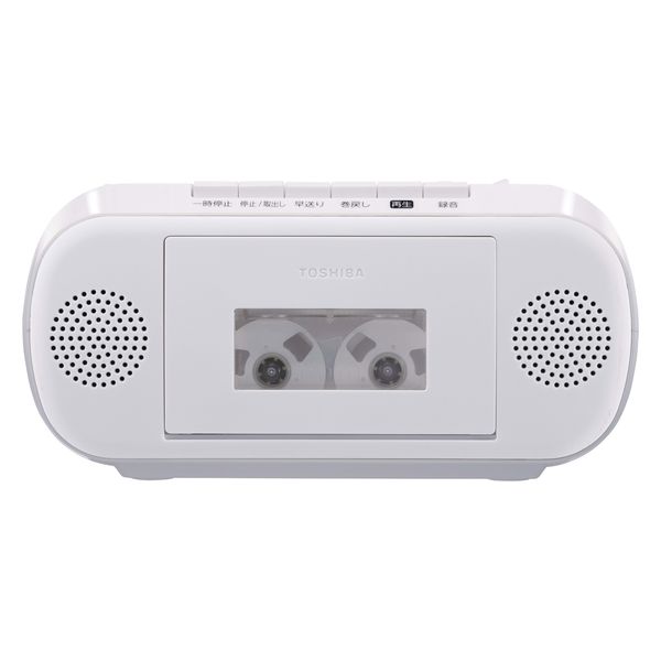 【東芝】CDラジオカセットレコーダー TY-CDM2 ホワイト 東芝 TY-CDM2（W） 1台 - アスクル
