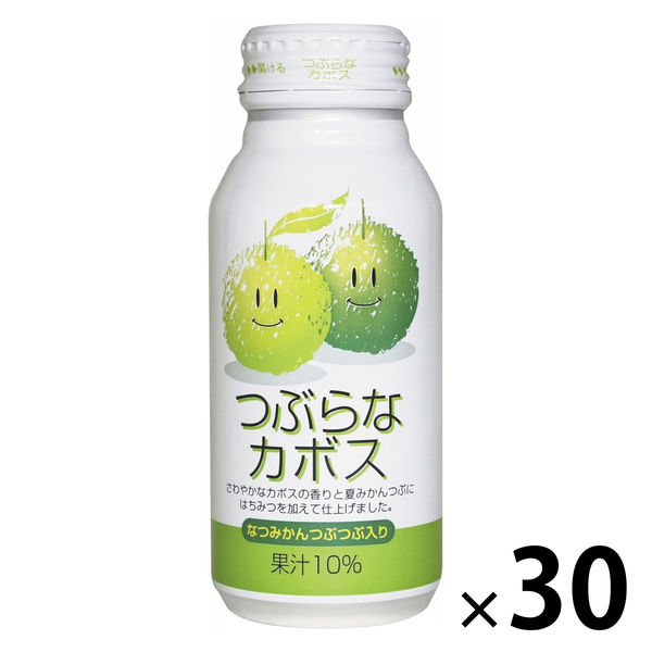 JAフーズおおいた つぶらなカボス 190g ボトル缶 1箱（30缶入）