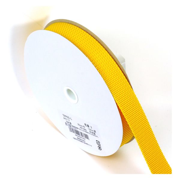 清原 ＰＰテープ 25mm巾 10M巻 TPP25-L_3 黄色 1巻（10M）（直送品）