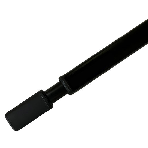 水上 ホスクリーン 室内用物干竿 ブラック（0.95m～1.54m） QL-15-BK 1本