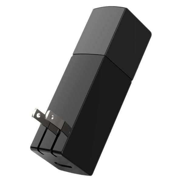 モバイルバッテリー AC充電器 コンセント一体型 5000mAh PD対応 USB充電器 ブラック TLAP26UZK 1個