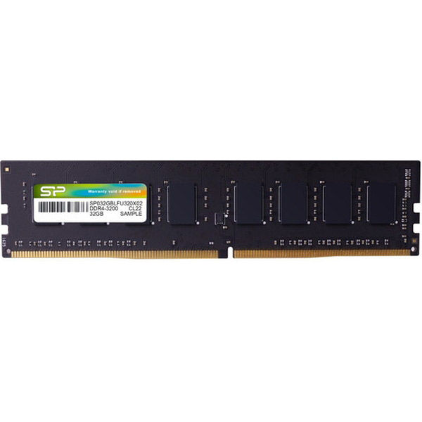 シリコンパワー デスクトップ用メモリ DDR4-3200 32GB SP032GBLFU320F02 1枚（直送品） - アスクル