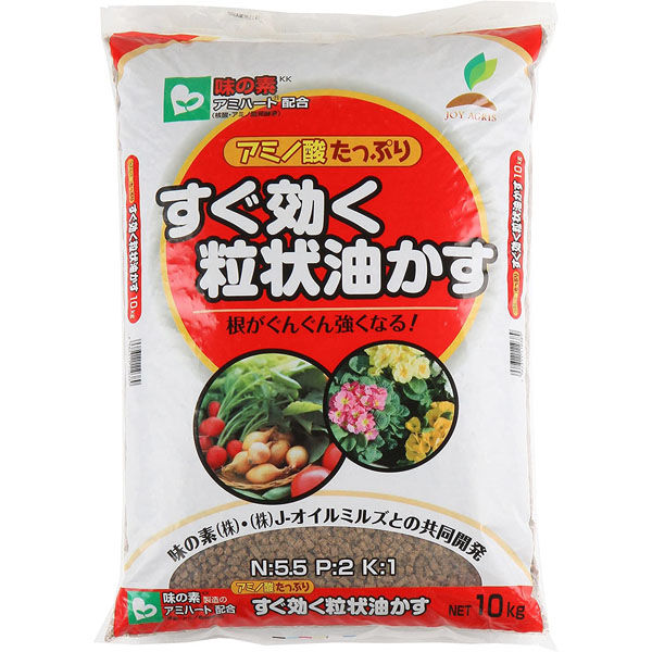 Amazon | JOYアグリス 太田油脂 醗酵油粕(大粒) 10㎏ | 肥料