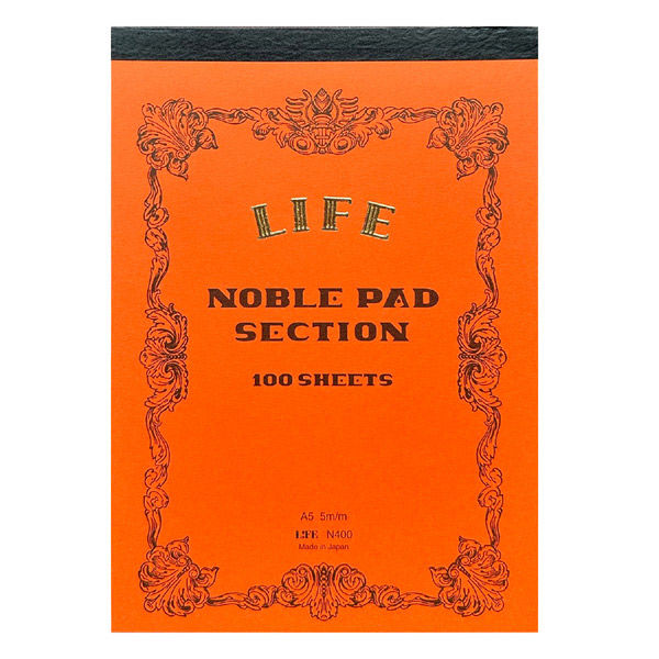 ライフ ノーブルパッド A5 方眼 N400 1セット(30冊)（直送品