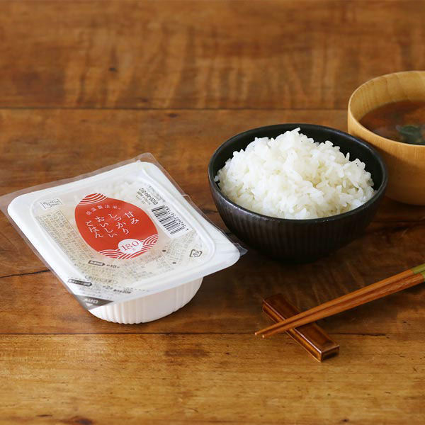 180g×1箱(24食入) 甘味しっかりおいしいごはん パックご飯 国産