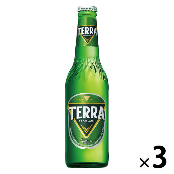 クラフトビール 眞露 TERRA（テラ） 瓶 330ml 3本 - アスクル