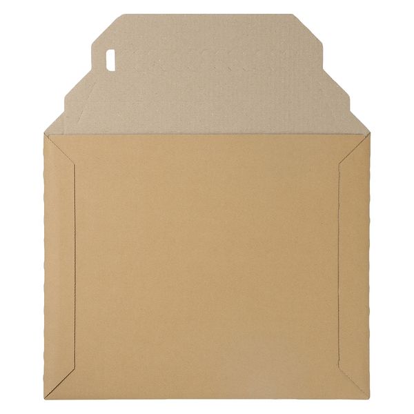 紙製クラフトクッション封筒 258×197mm ネコポス対応サイズ 茶 開封