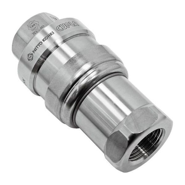 日東工器 ゼロスピルカプラ 真ちゅう製 ZEL-6S EPDM BRASS