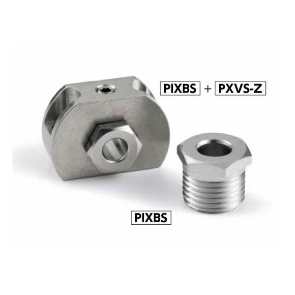 鍋屋バイテック インデックスプランジャ用ブシュ PIXBS PIXBSーM12ー1.5ー4 PIXBS-M12-1.5-4 1セット(2個)（直送品）
