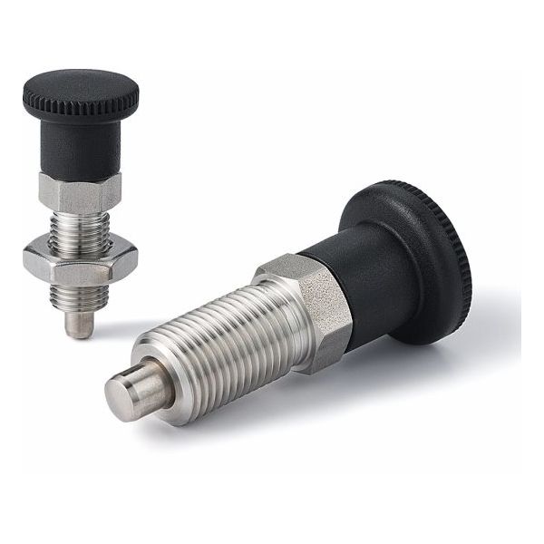 鍋屋バイテック インデックスプランジャ PLXSーA4 PLXSー10ー12ーAKーA4 PLXS-10-12-AK-A4 1個（直送品）