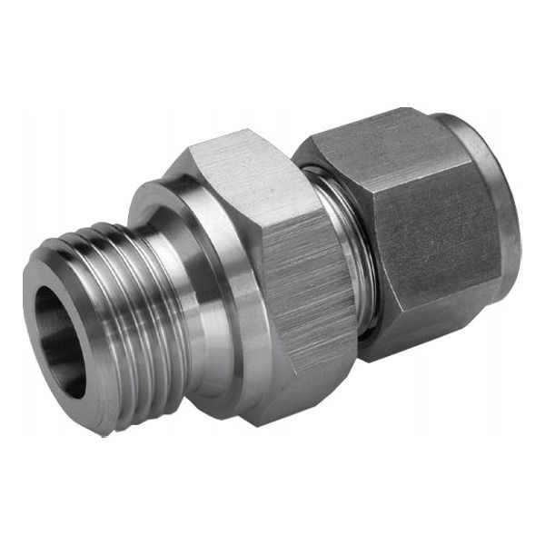 フジキン ニューVーLok継手|ハーフユニオン(G:ISO平行おねじ) VUWHー□FーFJT VUWHー18EFーFJTーV 1個（直送品）