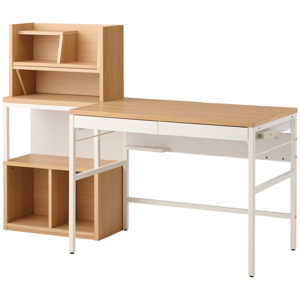 【軒先渡し】コイズミファニテック Reshet リシェット デスク・マルチラックセット MOWH MDF-155MOWH 1セット（直送品）