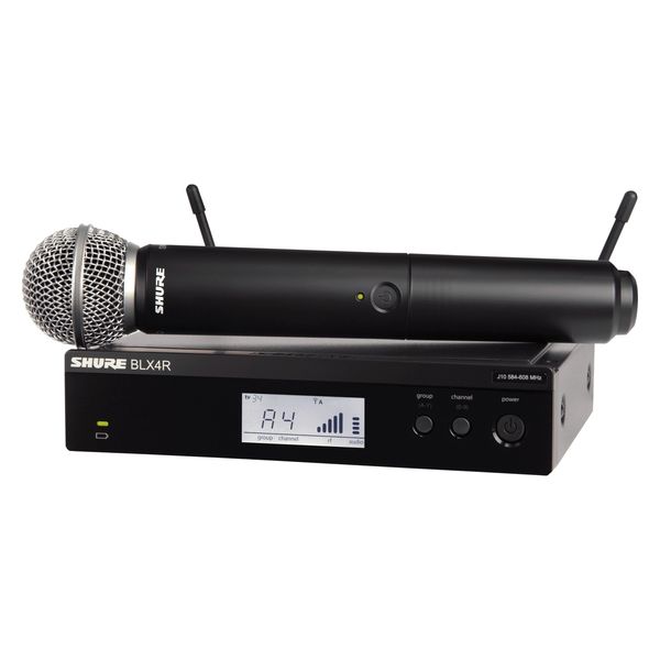 SHURE BLX-Rハンドヘルド・ワイヤレスシステム（SM58ハンドヘルドマイク） BLX24RJ/SM58-JB 1セット（直送品）