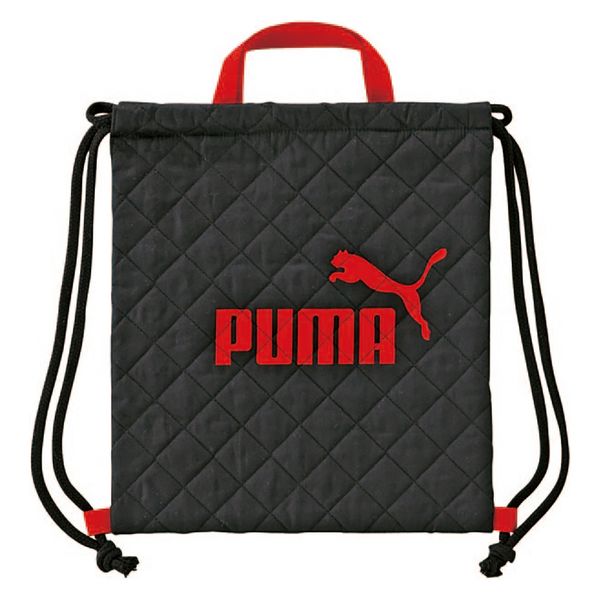 クツワ PUMA（プーマ） ナップサック ブラック PM126BK 1個 - アスクル