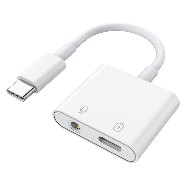 USB Type-Cハブ 3.5mmオーディオ USB-C（60W）増設 ホワイト VV-UCAUPD-W 1個 Vodaview