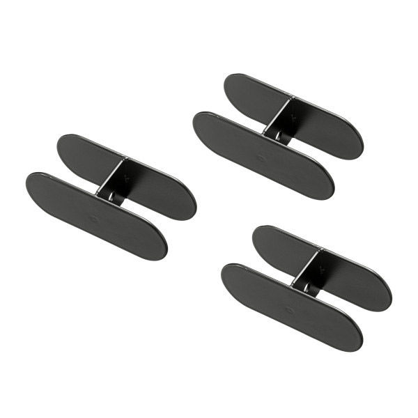 サンワサプライ SPT-PB用金具 直線固定 幅90×奥行35×高さ35mm ブラック SPT-PBKG3 1セット（直送品）