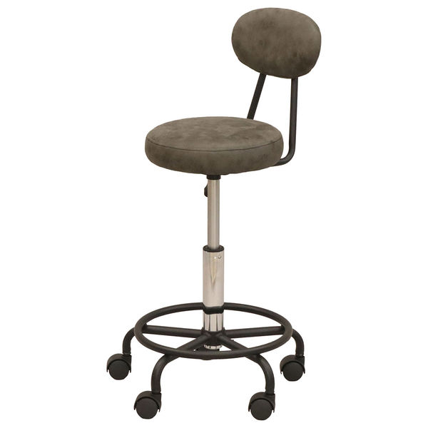 エイ・アイ・エス キャスター付きチェア 背付き グレー BWC-01 GY 1脚（直送品）