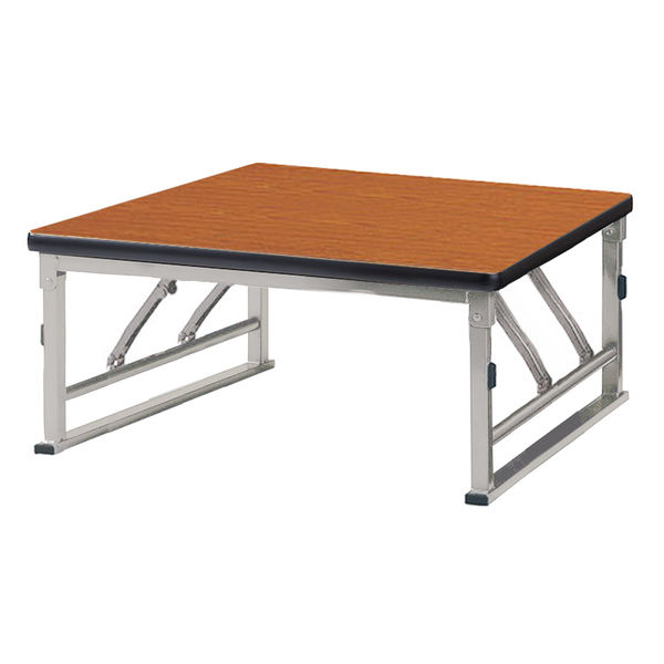 軒先渡し】ニシキ工業 折り畳み座卓テーブル 幅900×奥行900×高さ