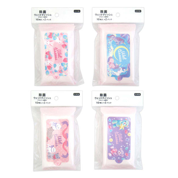 協和紙工 除菌ウエットティッシュ 携帯用ユメカワ10枚x2個 03