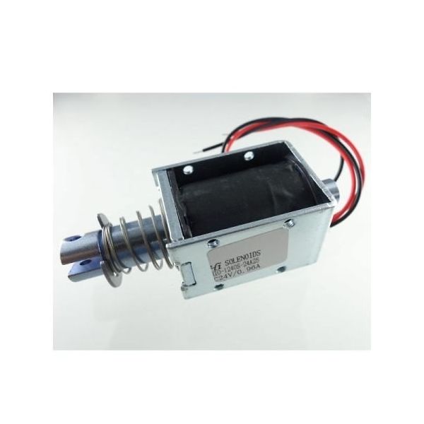 アズワン ソレノイド(DC24V、PUSH/PULL両用型) 64-5582-09 1個（直送品）
